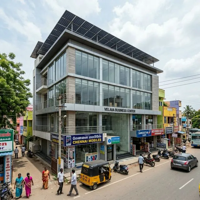Commercial rooftop solar energy system Trichy