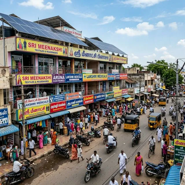 Business solar power plant Manapparai
