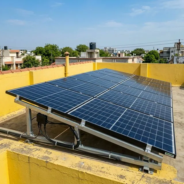 Rooftop solar panels for housing Trichy